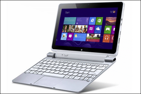 Acer  "Iconia W510", un híbrido entre tablet y portátil con Windows 8