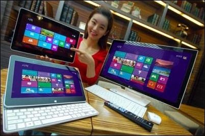 LG presenta la tablet H160 para Windows 8