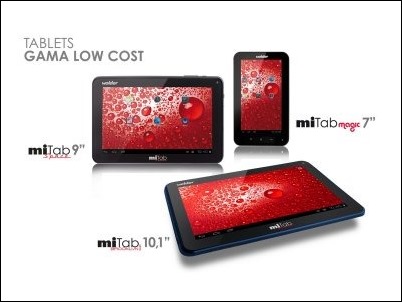 Dos nuevos tablets Lowcost de Wolder a partir de 89€