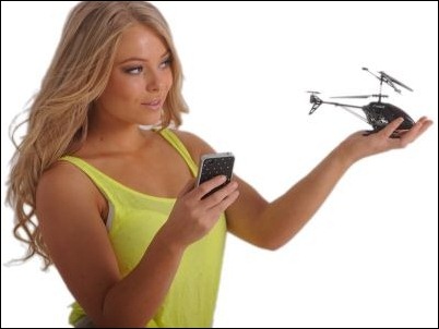 Helicóptero teledirigido desde tu iPhone, iPad o iPod Touch de Sandberg