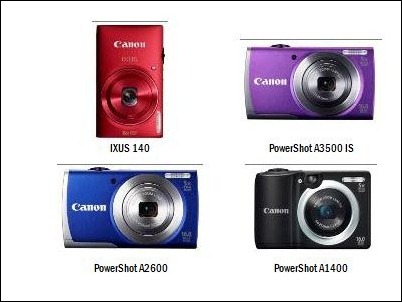 CES 2013:  4 nuevas cámaras compactas de Canon