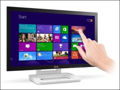 Monitor Touch 10 de LG: optimizado para Windows 8 y con control táctil de 10 puntos