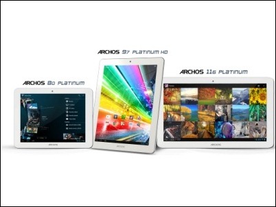 Archos presenta la nueva gama de tablets Platinum con pantallas IPS