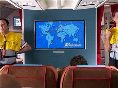 Los nuevos televisores de Grundig en “Amantes pasajeros” de Almodóvar