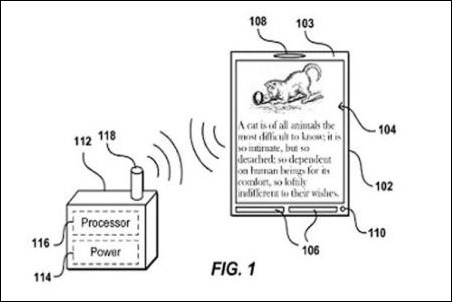 Amazon patenta un tablet sin batería ni procesador
