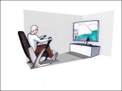 CeBIT: ingenioso sillón para ejercitar el cuerpo y la mente