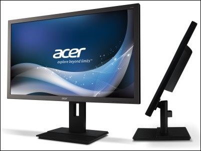 Monitores B6 y V6 de Acer con pantallas Full HD y 4 puertos USB 3.0