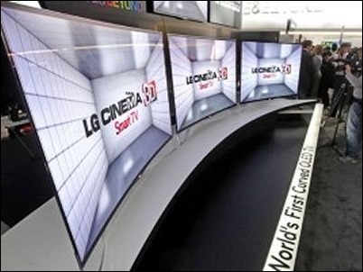 LG lanzará para Navidad televisores OLED con pantalla curva