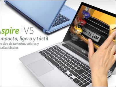 Ultarportátiles Series Aspire V5 y V7 de Acer, potencia para usuarios multimedia y profesionales