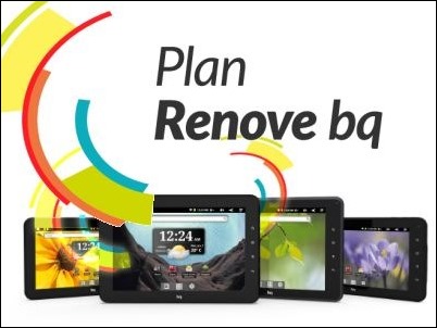 El fabricante español de tablets y e-readers “bq” lanza un plan renove para actualizar equipos