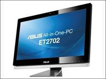 PCs All-in-one ASUS ET2702 con pantalla IPS multitáctil de 27”