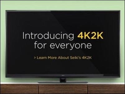 Presentan el primer TV 4k low cost: 699 dólares