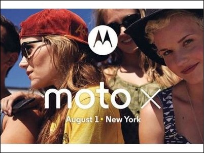 "Moto X", el primer teléfono de Motorola y Google, será presentado el 1 de agosto