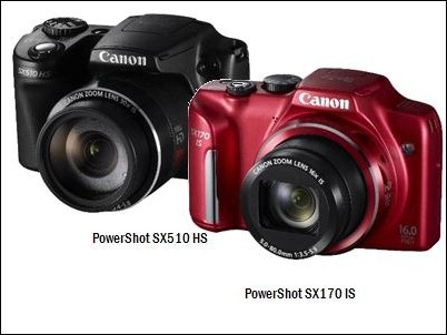 Cámaras compactas Canon PowerShot SX510 HS y PowerShot SX170 IS, para que te acerques más a la acción