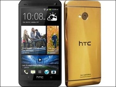 HTC One Gold Edition, la versión limitada en oro de 24 quilates del móvil icono de HTC