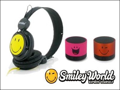 Los auriculares y altavoces de Smiley