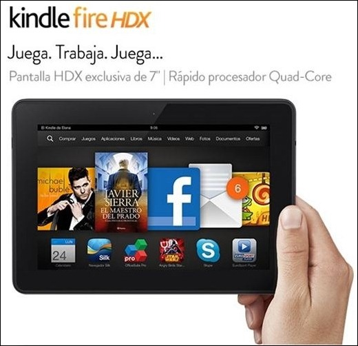 Kindle Fire HDX (7 y 8,9 pulgadas) llegan a España por 229 y 379 euros
