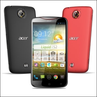 Acer Liquid S2, el primer móvil que graba videos en 4K