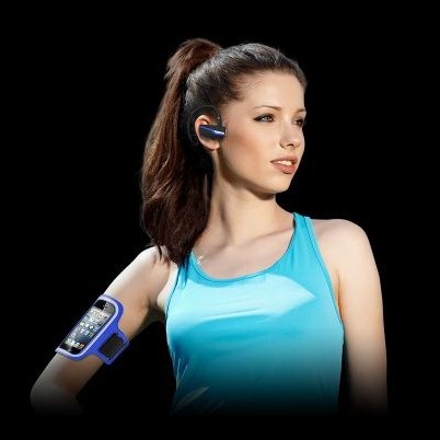 Auriculares Bluetoth y brazalete deportista para smartphones