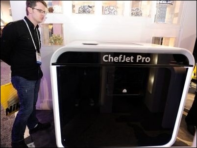 Chef Jet pro: la impresora de dulces 3D