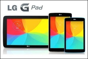 LG revela los detalles de sus nuevos tablets G Pad