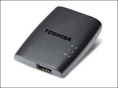 Toshiba lanza un adaptador WiFi que convierte cualquier disco duro en un servidor inalámbrico de contenidos y de back-up