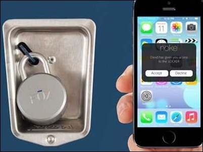 Candado con conexión bluetooth convierte un smartphone en una llave