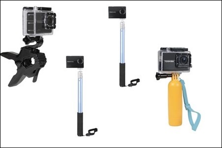 Nuevos y aventureros accesorios para la cámara deportiva Camileo X-Sports