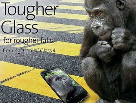 Gorilla Glass 4, el nuevo cristal para móviles que aguanta caídas.