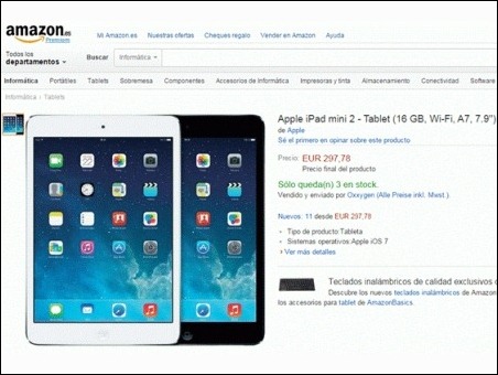 Amazon realizo 23 cambios en el precio del iPad durante el Black Friday