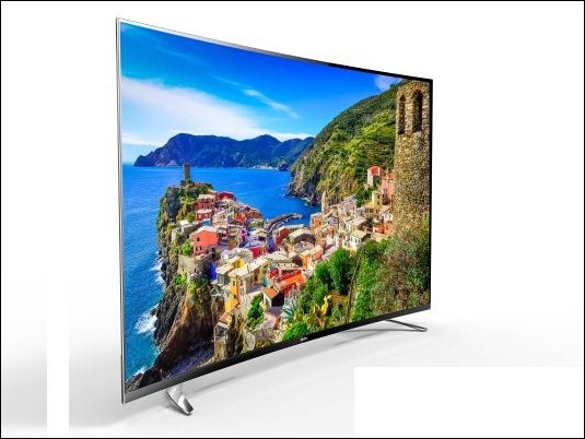 Haier presenta su primer TV curvo de 105” con resolución 5K.