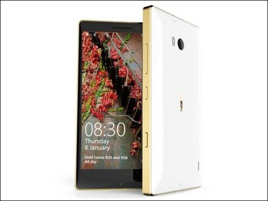 Microsoft presenta Lumia 930 y Lumia 830 con bordes de oro