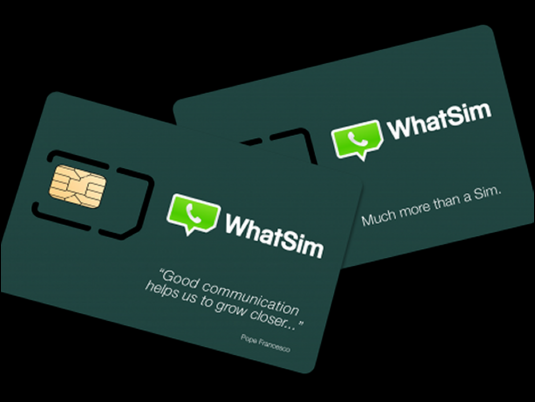 WhatSIM, la SIM de WhatsApp para hablar un año sin usar internet