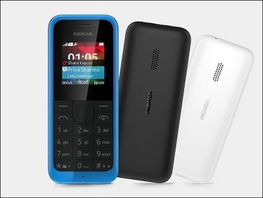 Microsoft Nokia 105, el móvil que cuesta solo 20 dólares