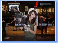 Tokyo Games Show 2009 – Booth Babes – Konami – Meal Gear Solid Snake