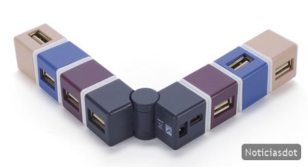 Hub USB de colores de Tucano