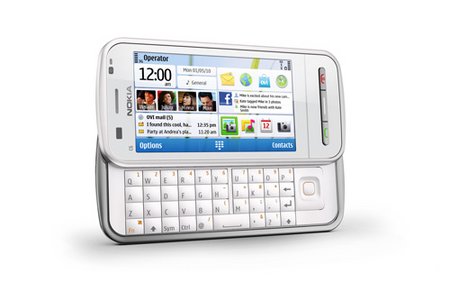 Nokia C6, pantalla táctil con teclado deslizante