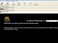 Un correo electrónico que ofrece un menú gratis en McDonald´s, nueva trampa para infectar a los usuarios