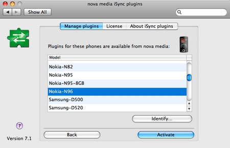 plugin iSync