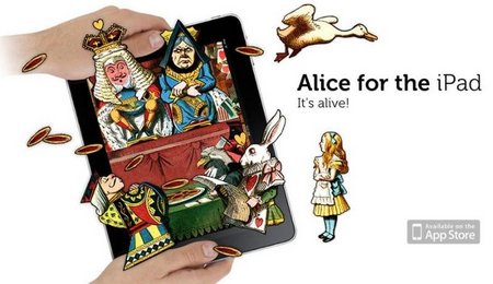 ¡El iBook de 'Alicia en el País de las maravillas' para el iPad se mueve más que la película!