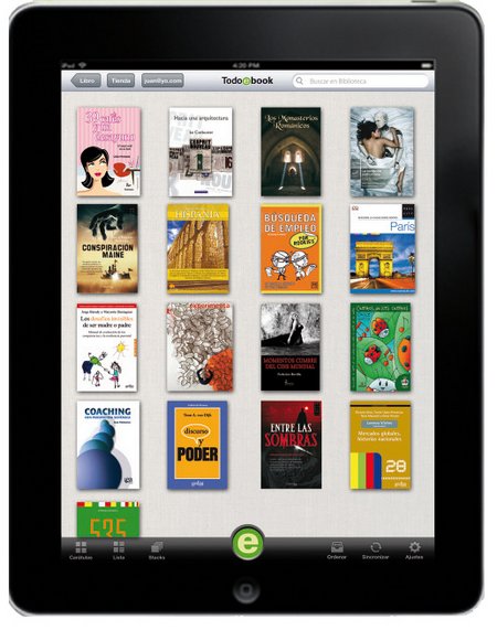 El eBook en español  a la conquista del iPad