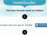 Encuentra a tu banda musical favorita en Twitter con TweetLouder