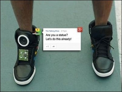 Google Talking Shoes