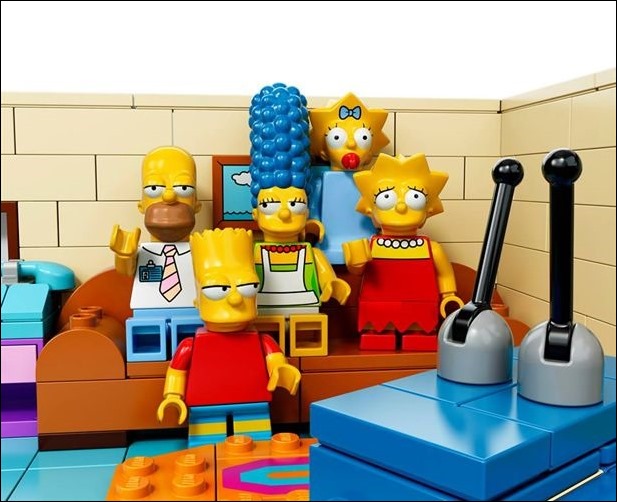 La familia Simpson llega al universo Lego