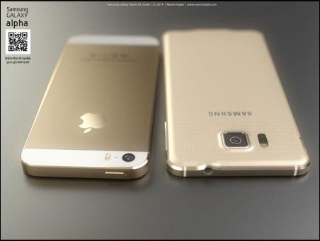 ¿Copió el Samsung Galaxy Alpha el diseño del futuro iPhone 6?