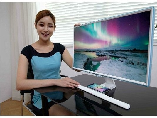 Nuevo monitor de Samsung cargará tú celular inalámbricamente